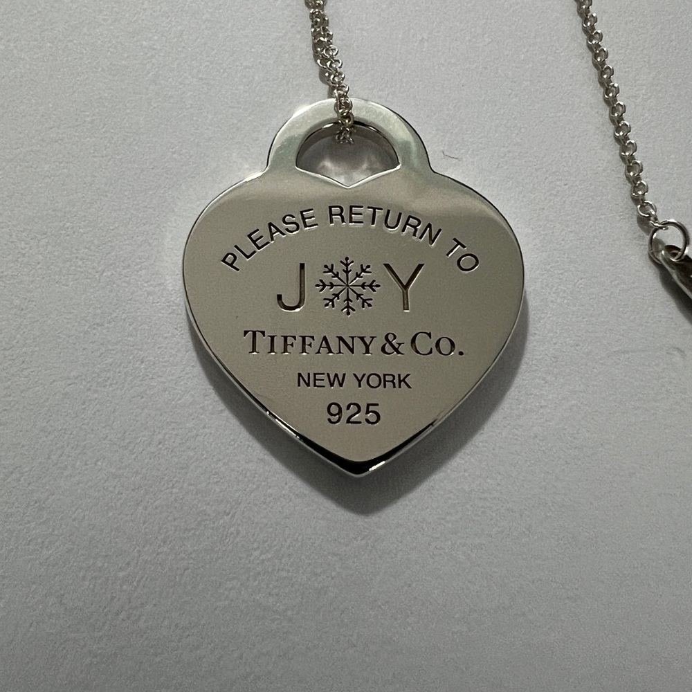 Tiffany & Co. Silver Joy Heart Pendant